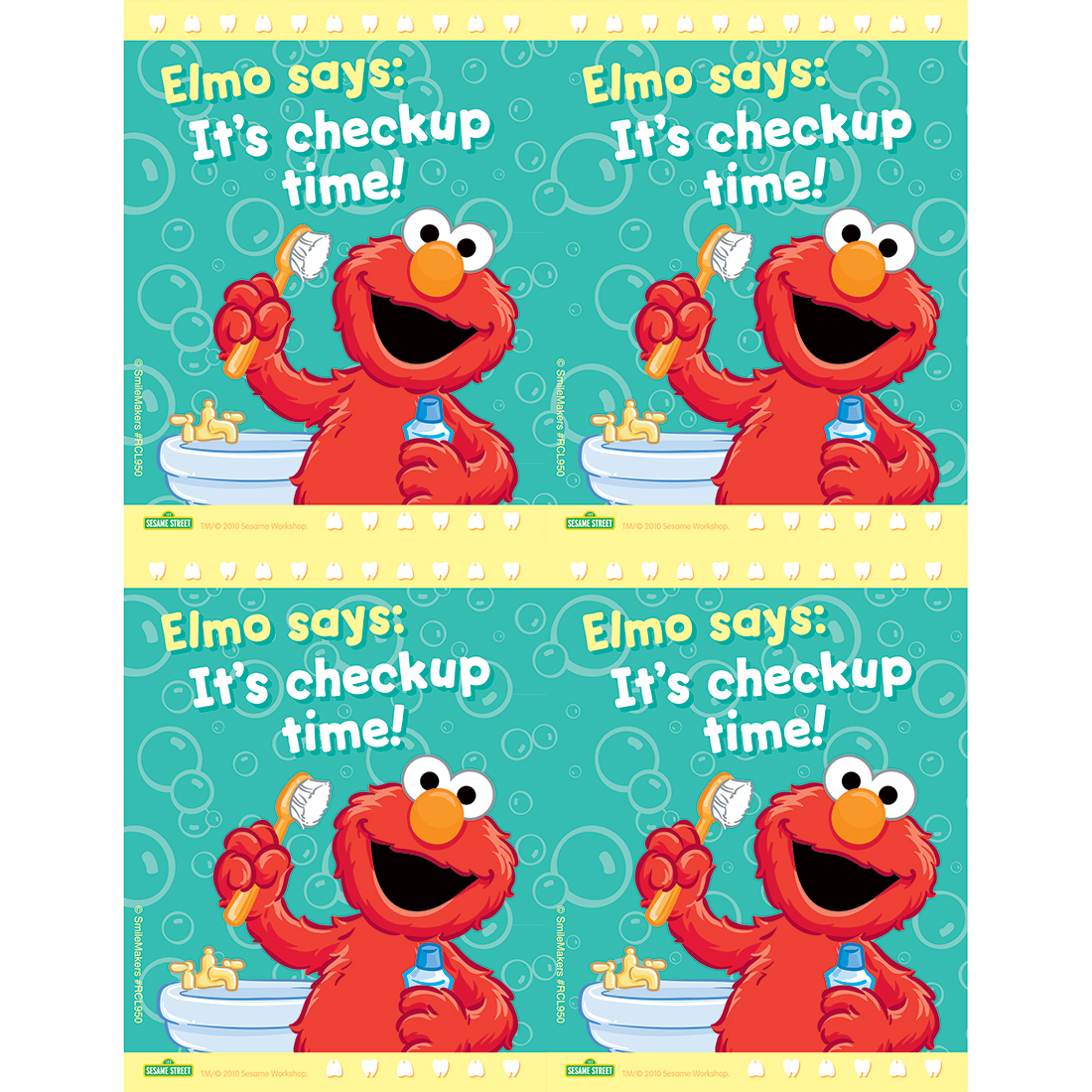 4-Up Laser Recall Cards