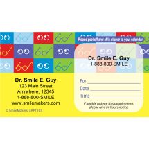 Custom Square Glasses Eyecare Appointment Cards
