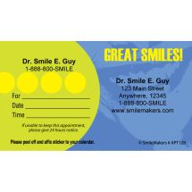 Custom Great Smiles Appointment Cards