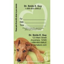Custom Rachael Hale Green Pup Appointment Cards