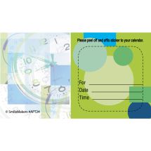 Custom Clock Appointment Cards