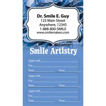 Custom Smile Artistry Three Sticker Appointment Cards