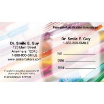 Custom Toothbrushes Appointment Cards