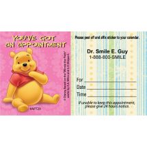 Custom Pooh You've Got an Appointment Cards