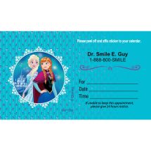Custom Disney Frozen Anna & Elsa Appointment Cards