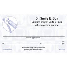 Scatter Tooth Appointment Cards