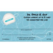 Dental Floss Appointment Cards