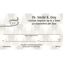 Camo Teeth Appointment Cards