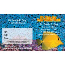 Custom Fresh & Bright Fishy Appointment Cards