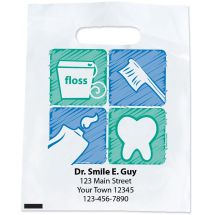 Custom Tooth, Brush, Floss, Paste Bags