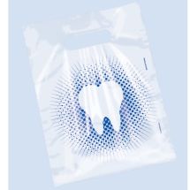 Clear Tooth & Blue Dots Bags