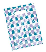 Purple & Teal Scatter Tooth Bags