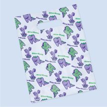 Dino-Tooth Scatter Print Bags