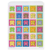 Happy Tooth Color Block Paper Bags