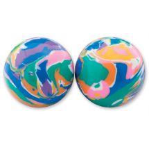 30mm Neon Storm Swirl Bouncing Balls