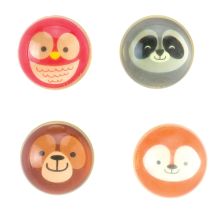 31mm Woodland Animals Bouncing Balls