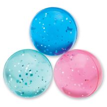 42mm Pastel Glitter Bouncing Balls