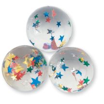 33mm Star Confetti Bouncing Balls