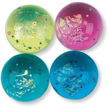 33mm Fire and Ice Glitter Bouncing Balls