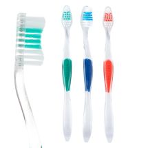 SmileCare™ Adult Clear Grip Toothbrushes