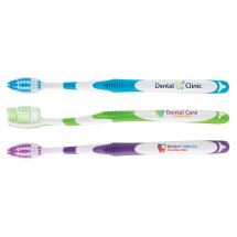 Custom Full Color SmileCare™ Adult Ridgeline Toothbrushes