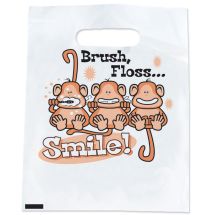 Brush, Floss Smile Monkeys Bags