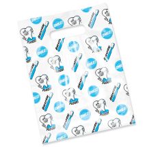 Brush Floss Smile Scatter Print Bag