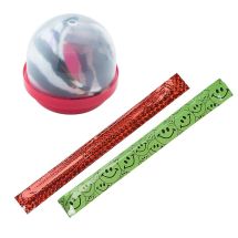 Slap Bracelet Assortment in 2" Capsules