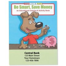 Custom Save Money Coloring Books