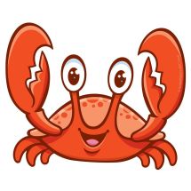 Sea Life Pals Crab Wall Decal