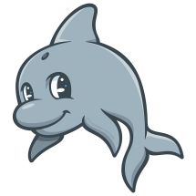 Sea Life Pals Dolphin Wall Decal