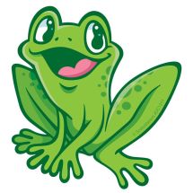Jungle Friends Frog Wall Decal