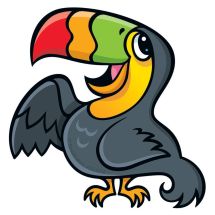 Jungle Friends Toucan Wall Decal