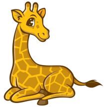 Jungle Friends Giraffe Wall Decal