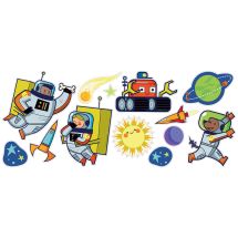 Silly Space Assorted Wall Decals