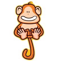 Smiling Monkey Wall Decal