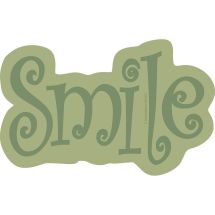 Green Smile Wall Decal