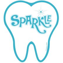 Sparkle Tooth Wall Decal