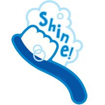Shine Toothbrush Wall Decal
