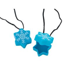 Snowflake Tooth Holder Necklaces
