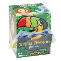 SmileCare™ Jungle Friends Flosser Single Packs