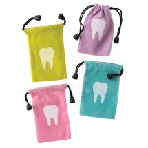 Tooth Drawstring Bags
