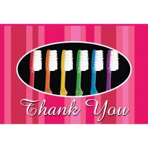 Thank You Toothbrush Greeting Cards