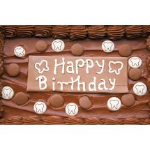 Chocolate Birthday Cake Greeting Cards