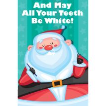 Santa's White Teeth Greeting Cards