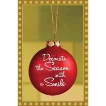 Decorate the Season with a Smile Greeting Cards