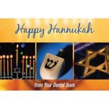 Happy Hanukkah Dental Team Greeting Cards