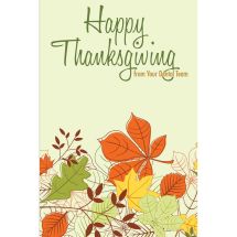 Happy Thanksgiving Dental Greeting Cards