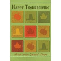 Thanksgiving Icons Greeting Cards
