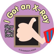 Glow in the Dark Cute X-Ray Stickers
